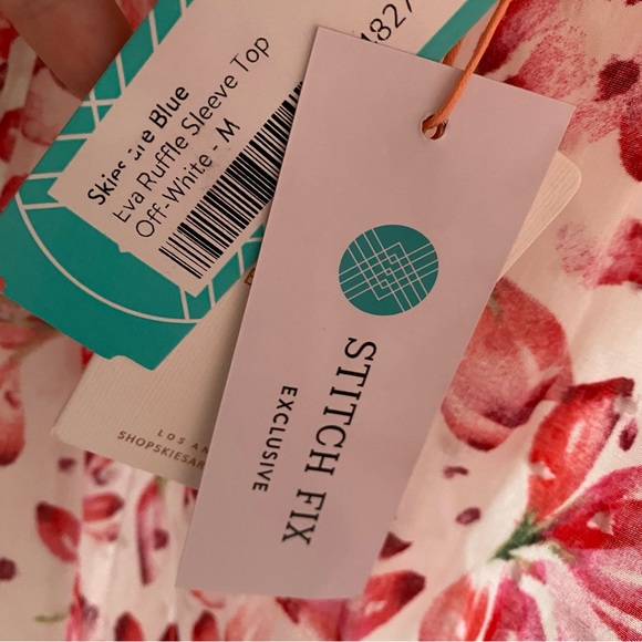 Skies Are Blue Eva Ruffle Sleeve Top - Picture 7 of 7